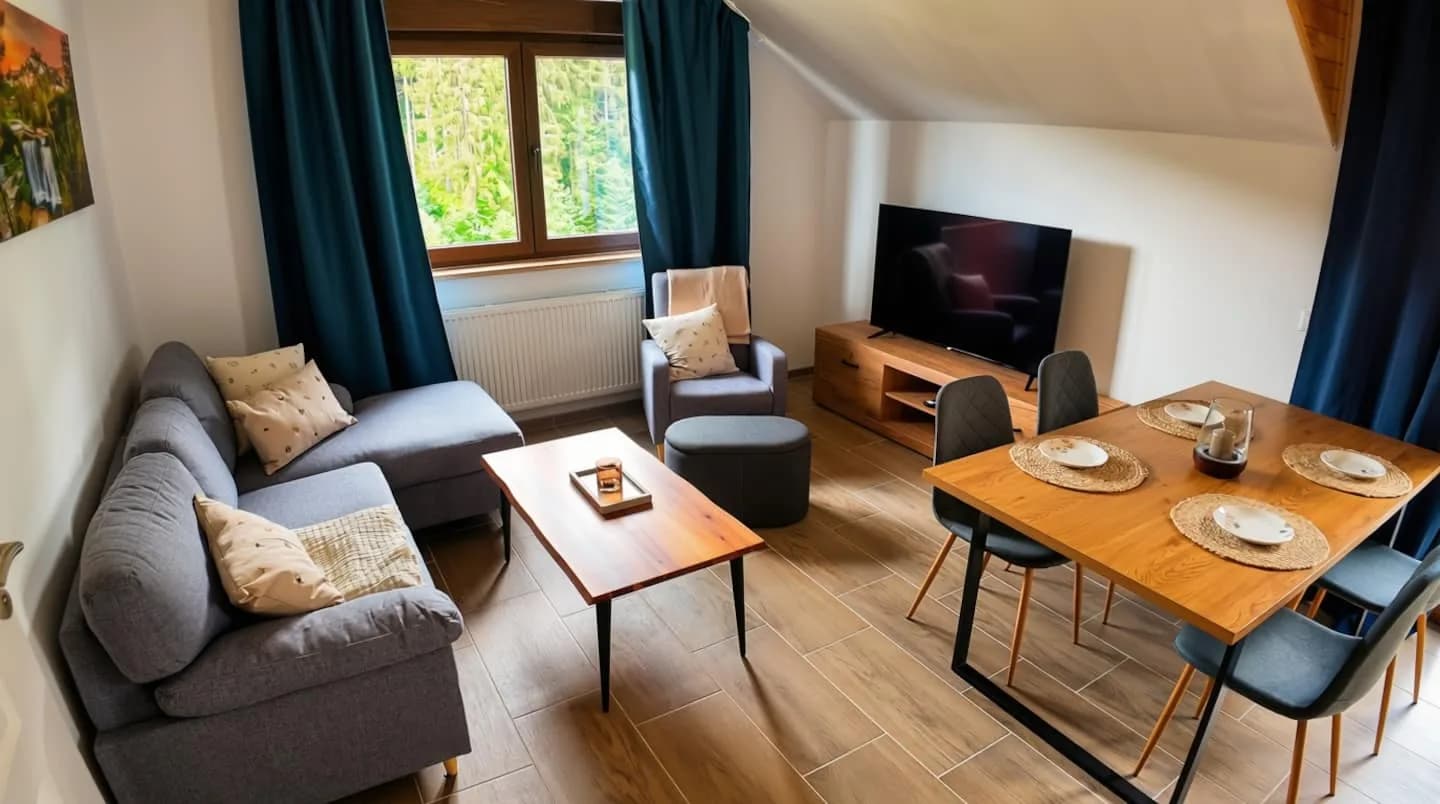 Apartment des Bären — Wohnzimmer