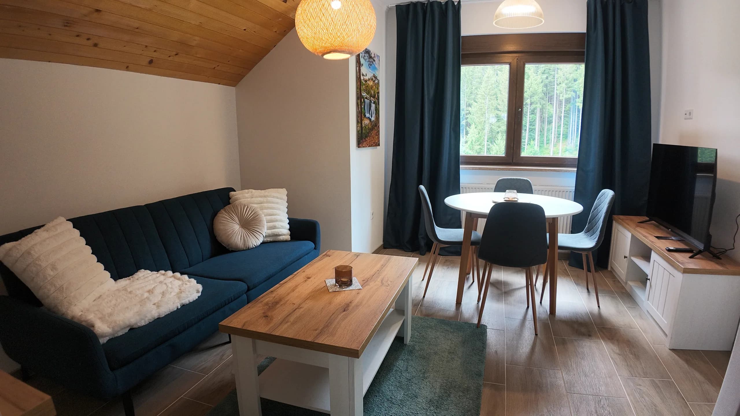 Apartment des Wasserfalls — Wohnzimmer